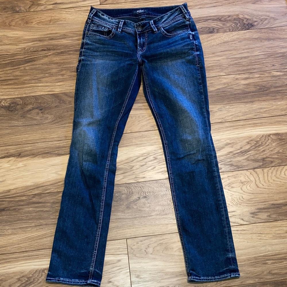 Silver Elyse straight jeans